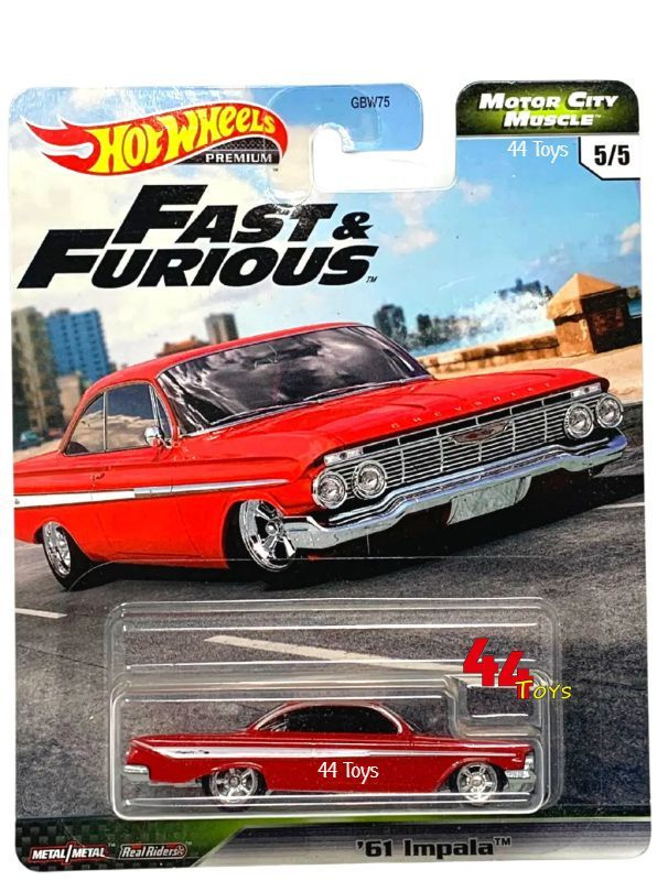 Машинка Hot Wheels 61 Impala Fast&Furious Premium / Хот Вилс Премиум ...