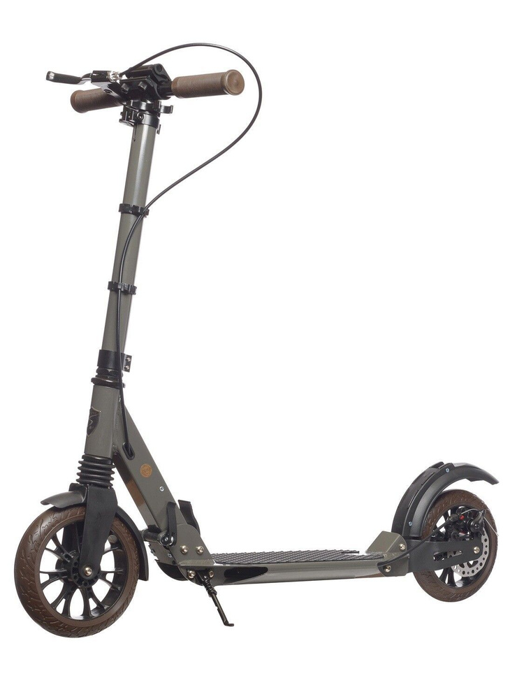 Самокат Urban Scooter Disc Earl Grey, (2023), с дисковым тормозом, складной, городской, двухколесный. #1