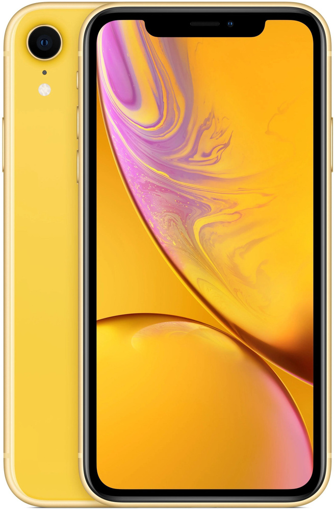 Apple Смартфон iPhone XR 3/256 ГБ, желтый, Восстановленный #1