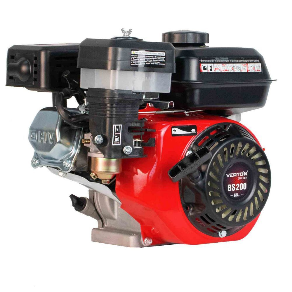 Двигатель VERTON GARDEN BS-200/20 (196 см3/4,8кВт/6,5л.с/d вала 20мм) #1