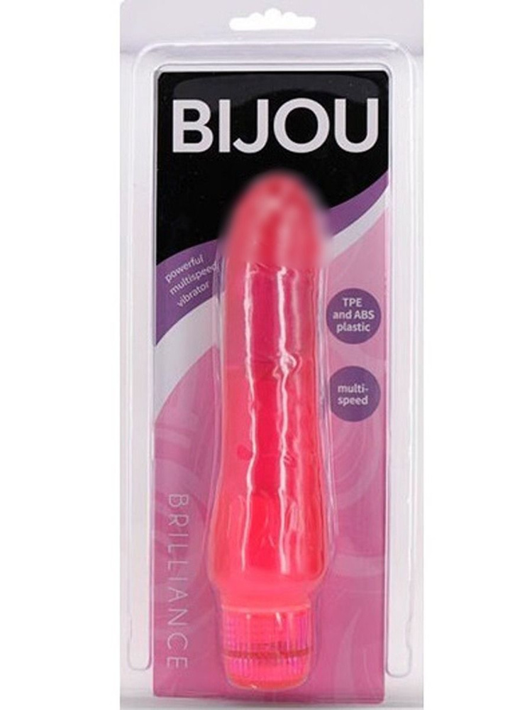 Seven Creations Вибратор реалистичный BIJOU BRILLIANCE PINK, розовый, 20.5 см  #1