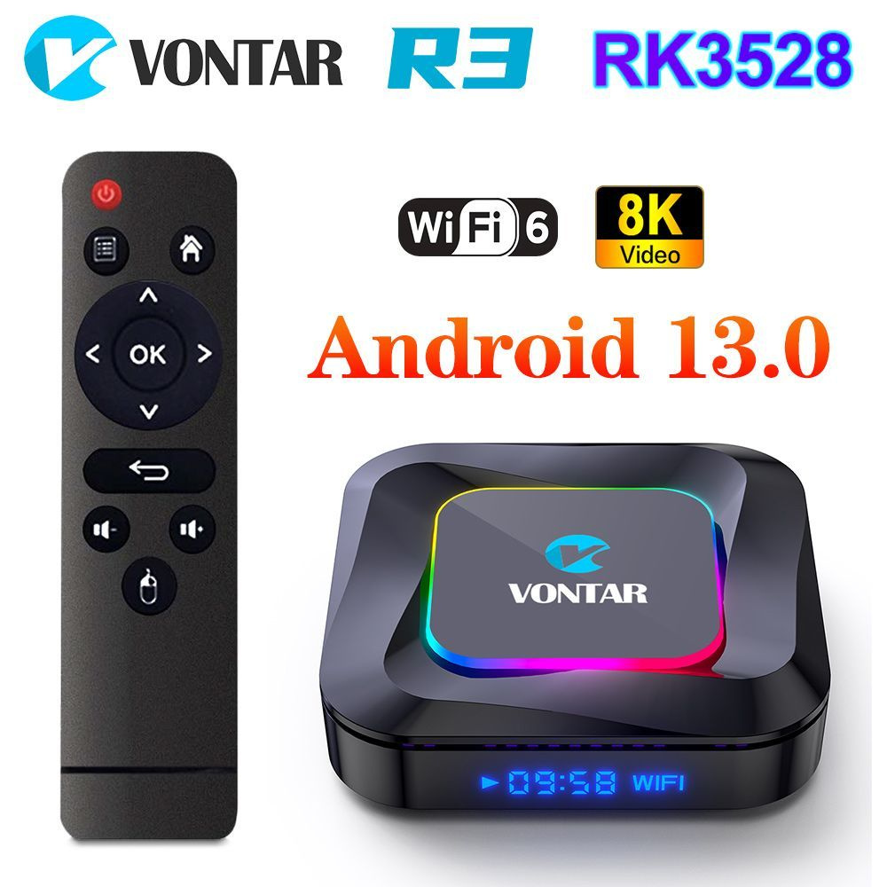 Медиаплеер Vontar R3, USB, HDMI, RJ-45 Ethernet, черный, Android купить по  низкой цене с доставкой в интернет-магазине OZON (1002070028)