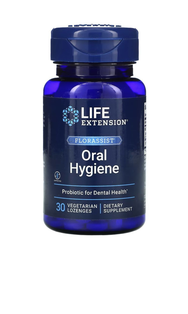 Пробиотик для Полости Рта LIFE EXTENSION FLORASSIST Oral Hygiene 30 пастилок  #1