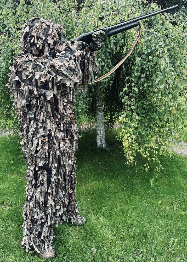 Маскировочный костюм для охоты, леший, размер 56-58