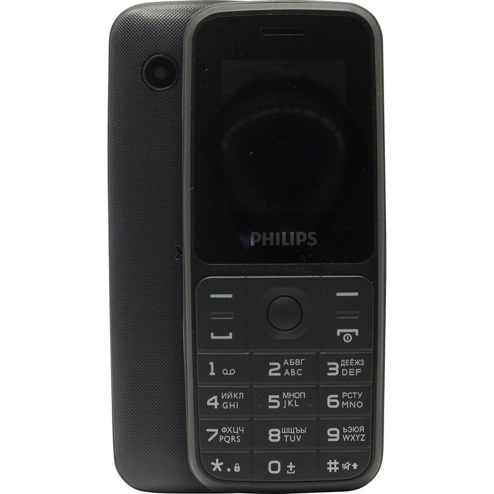 Мобильный телефон Philips Xenium E125_2523 озон, черный - купить по  выгодной цене в интернет-магазине OZON (1058277042)