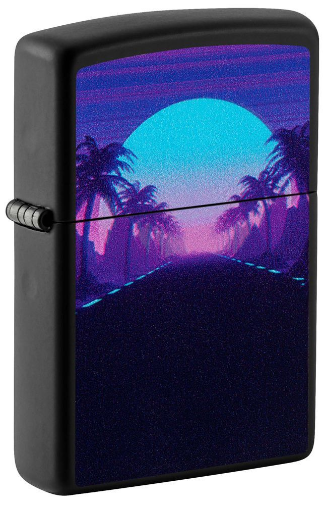 Зажигалка бензиновая ZIPPO Sunset Black 49809 #1