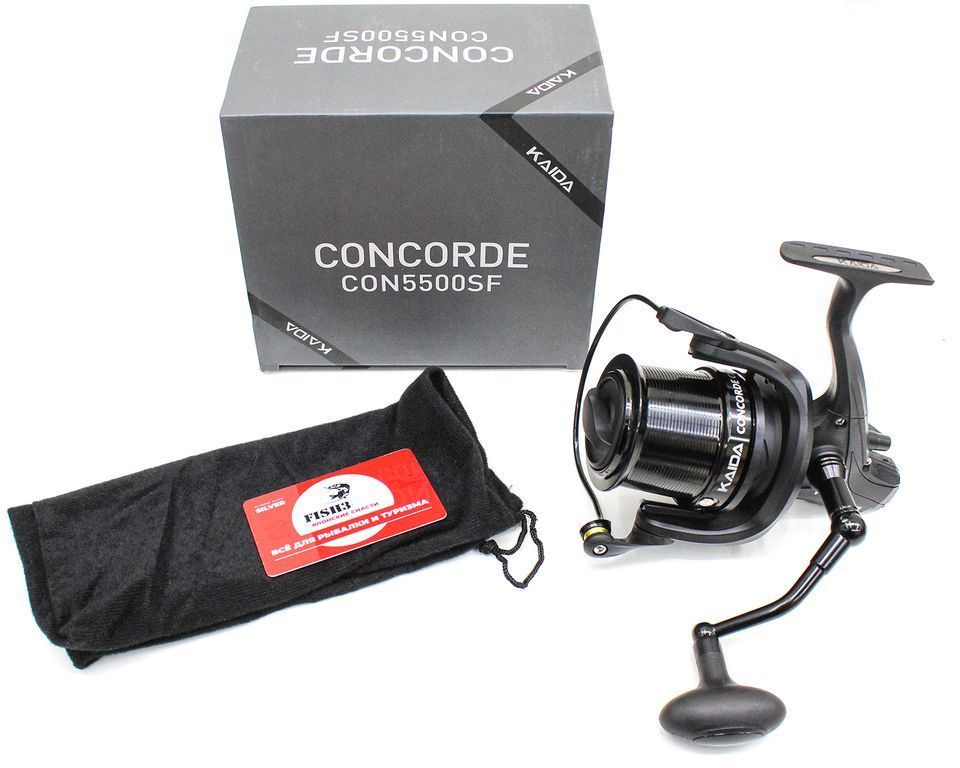 Катушка KAIDA CONCORDE фиш3, Безынерционная, 5500, Передний фрикцион ...