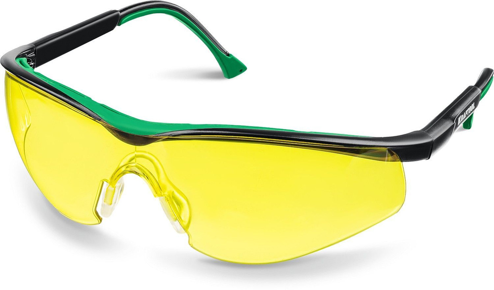 Защитные очки открытого типа стекло-моноблок с покрытием устойчивым к истиранию и запотеванию, KRAFTOOL #1