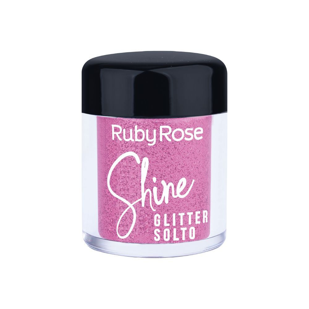 Блестки для лица и тела и волос, рассыпчатый пигмент Shine Pigmento от Ruby Rose HB-8405 Оттенок Фуксия #1