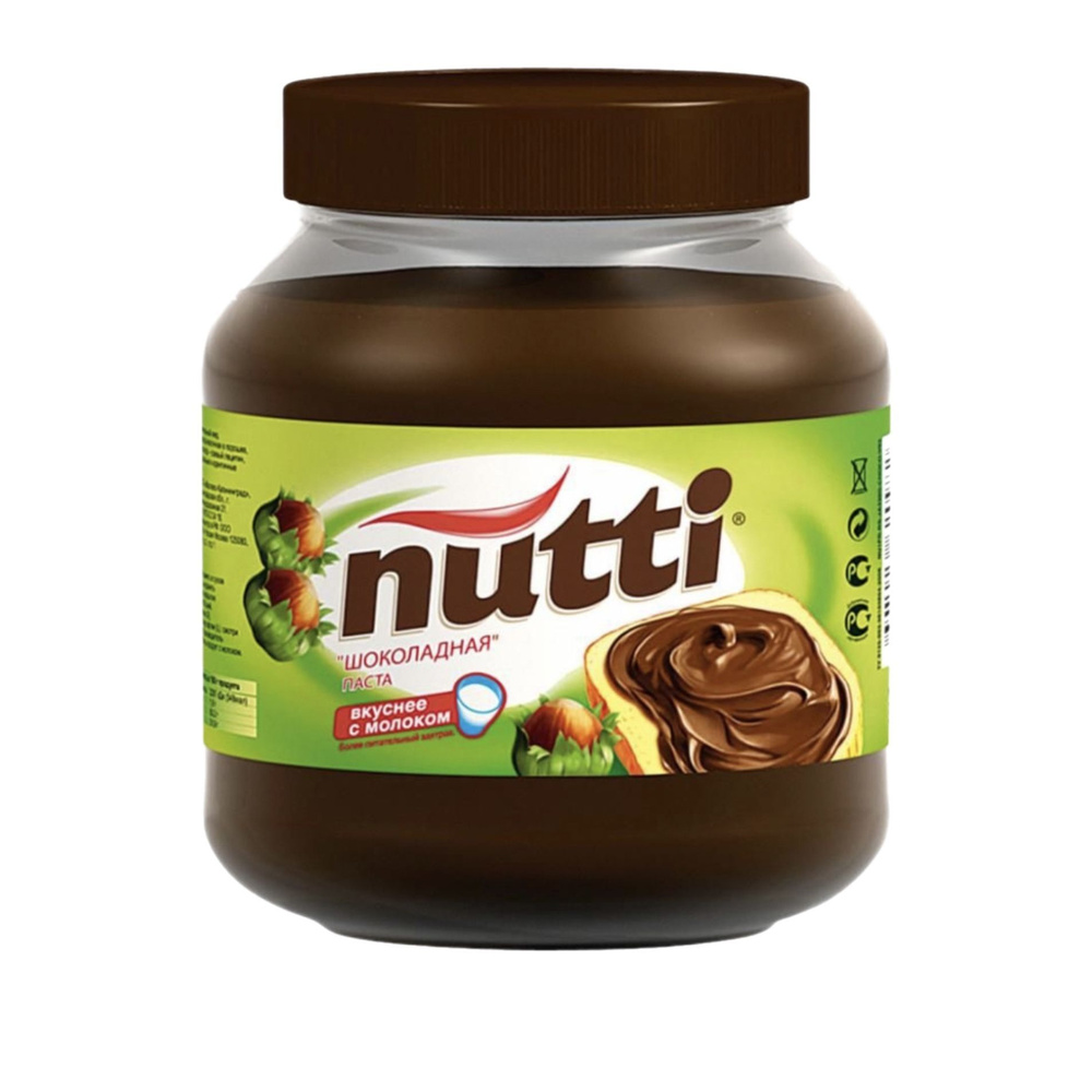 Nutti Паста ореховая с какао "Шоколадная", 700 г #1