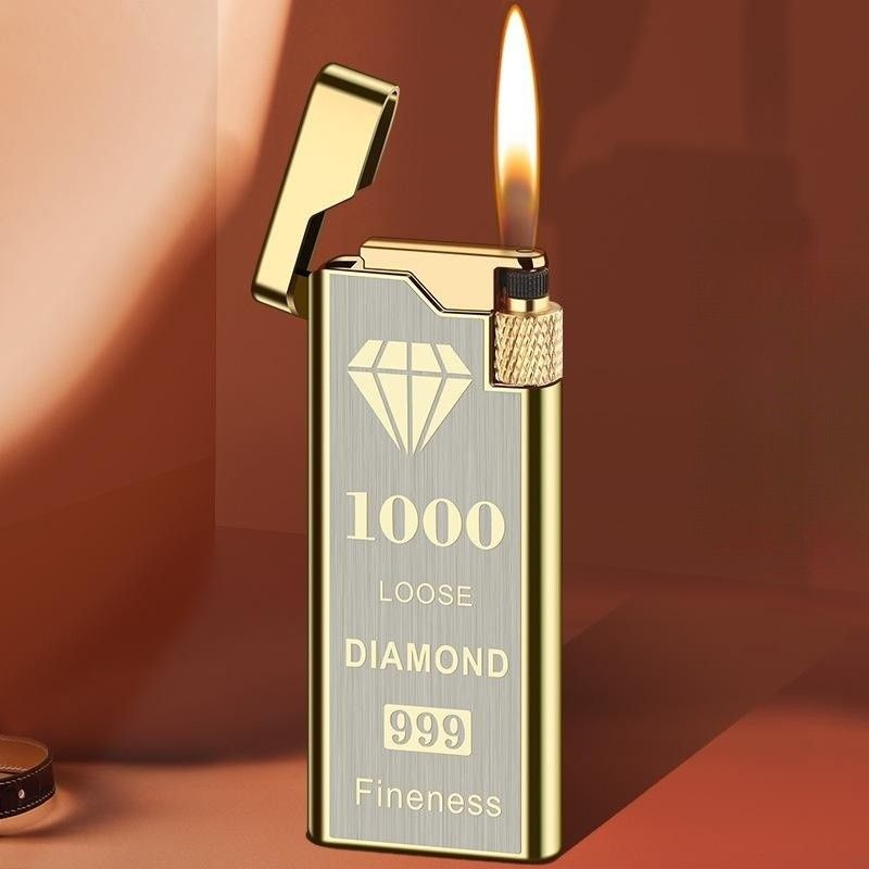 Металлические легкие бутановые газовые зажигалки с колесиком для ...