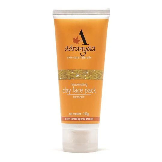 Глиняная маска для лица омолаживающая с куркумой Aaranyaa(clay face mask),100г #1