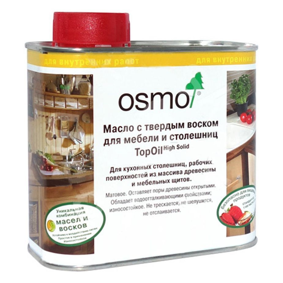 Масло для мебели и столешниц с твердым воском Osmo Topoil 3028 ...