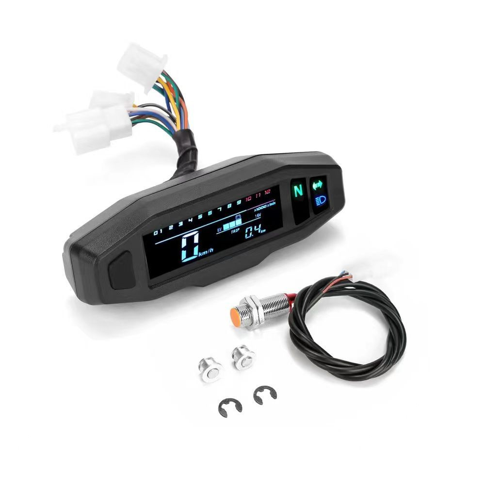 Панель приборов (электронный спидометр) универсальная для ATV, мотоцикл ...