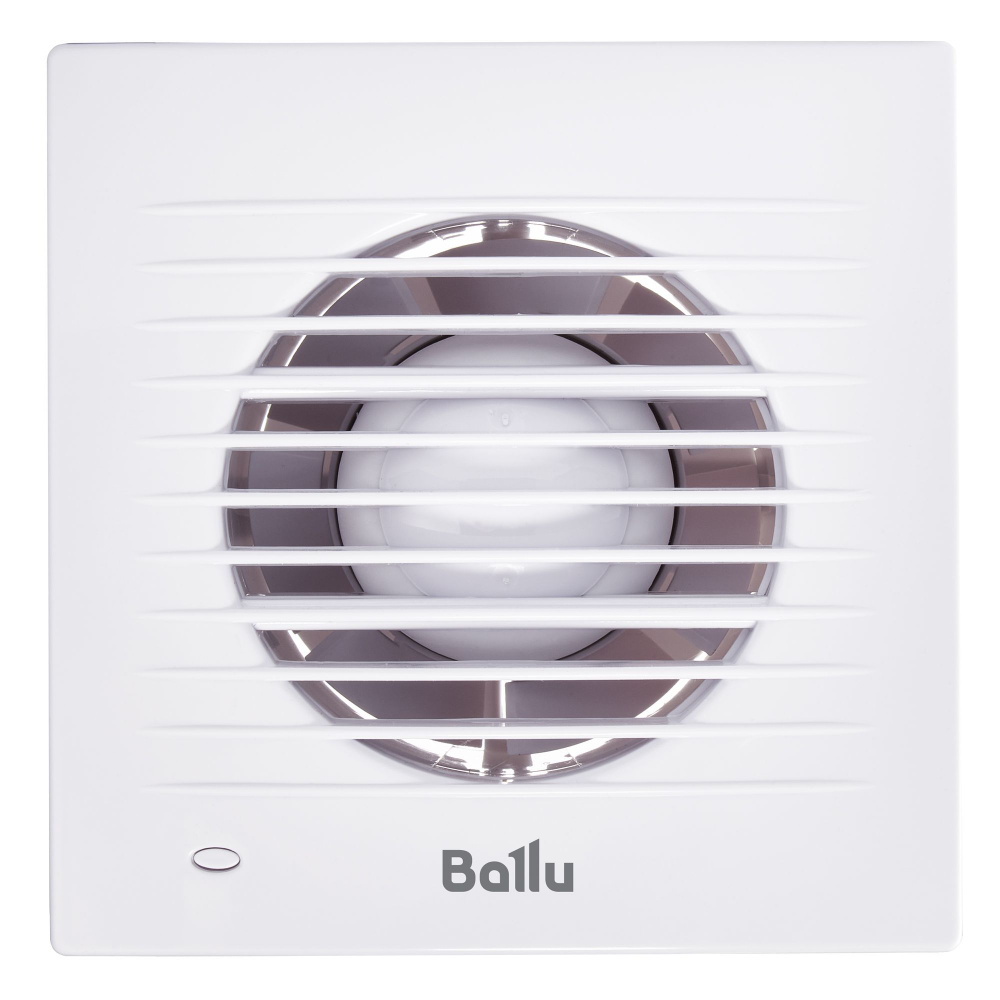 Ballu BAF-FW 100 Вентилятор вытяжной, с клапаном, белый для ванной и кухни  #1