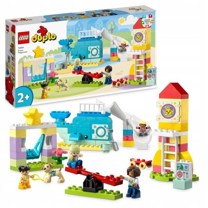 Конструктор LEGO DUPLO Детская площадка мечты/ Лего Дупло 10991 - купить с  доставкой по выгодным ценам в интернет-магазине OZON (1099642758)