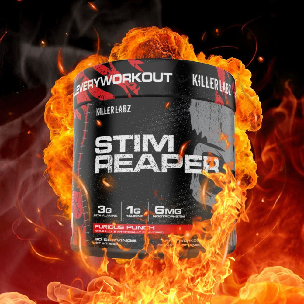 Предтреник Stim Reaper (Killer Labz) 180 г - купить с доставкой по ...
