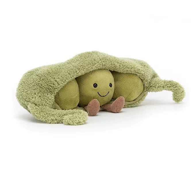 jELLYCAT Мягкая игрушка Горох Amuseable Pea in a Pod, 26*9cm #1