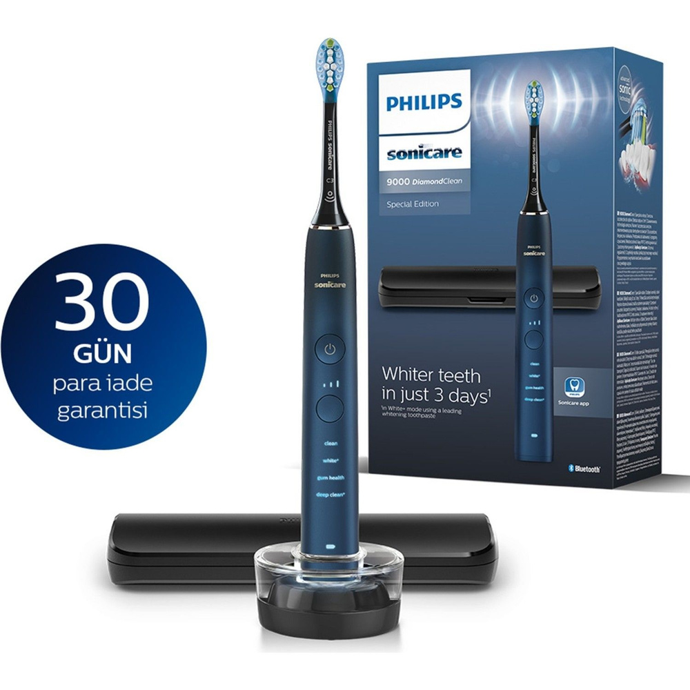 Philips Sonicare Электрическая зубная щетка HX9911/88, синий, голубой