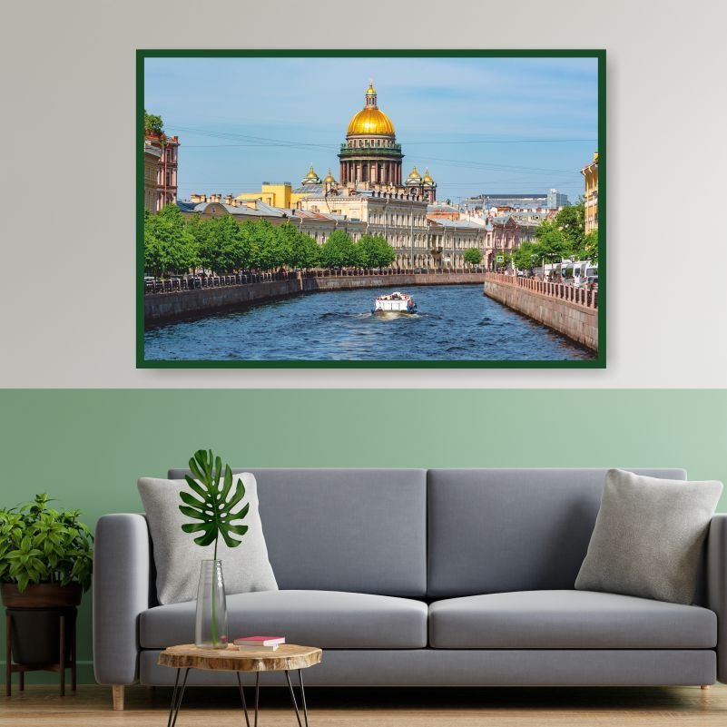 Постер на стену для интерьера ПолиЦентр Санкт-Петербург 40 x 30 см #1