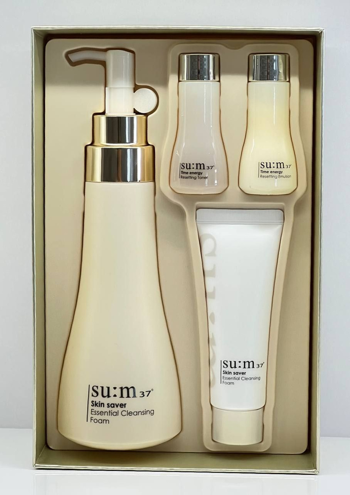 Набор средств для умывания SU:M37 Skin Saver Cleansing Foam Special Set ...