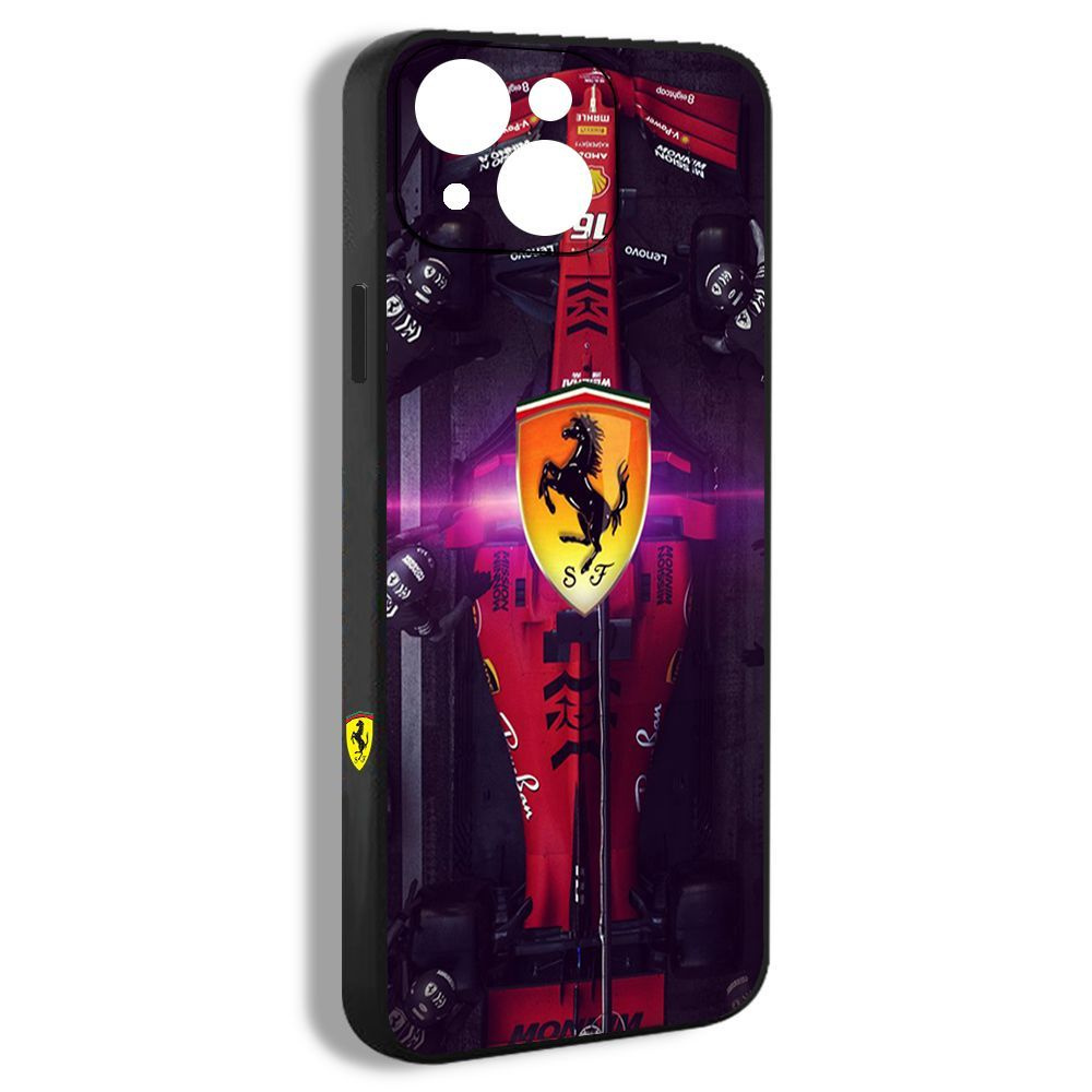 чехол для смартфона Подходит для iPhone 14 Ferrari машина гоночный розовый  модный дизайн HCA14 - купить с доставкой по выгодным ценам в  интернет-магазине OZON (1141051197)