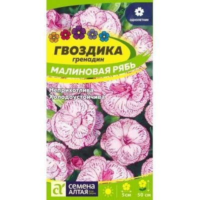 Семена Гвоздика гренадин Малиновая Рябь (0,1 гр) - Семена Алтая #1