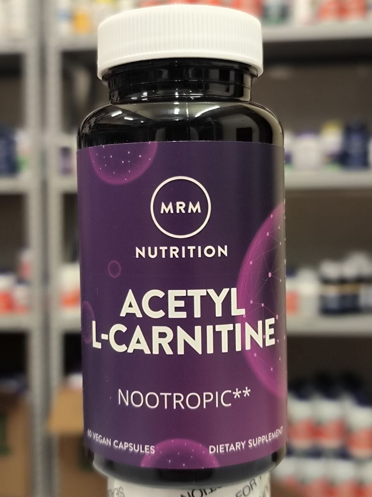 MRM, Acetyl L-carnitine, ацетил-L-карнитин, 60 капсул купить на OZON по  низкой цене (1150228426)