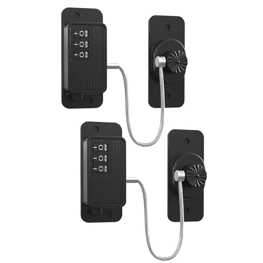 2 шт., замок для безопасности детей с разблокировкой пароля для ящиков ...