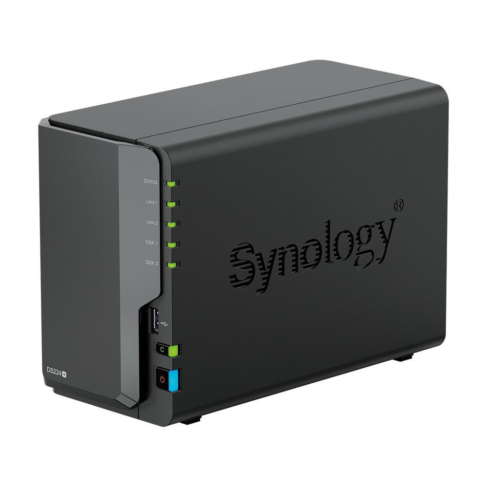 Сетевое хранилище (NAS) Synology DS224+ (без дисков)