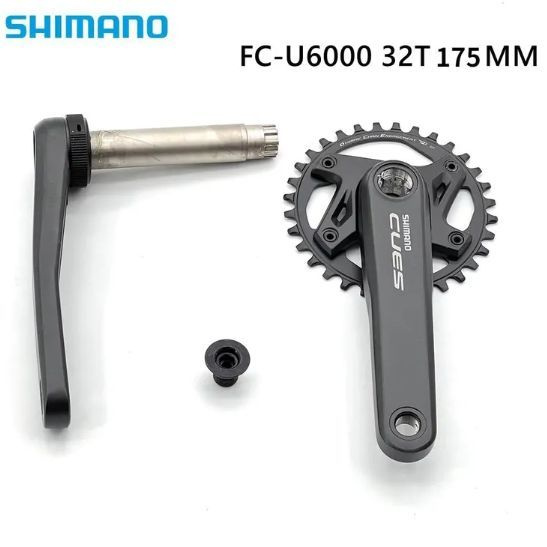 шатуны SHIMANO CUES U6000 9 10 11-скоростная шатунная система 32 зуб 170 мм  #1