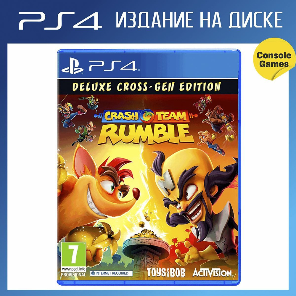 Игра Crash Team Rumble Deluxe Cross Gen Edition (PlayStation 4, Английская  версия) купить по низкой цене с доставкой в интернет-магазине OZON  (1188042810)