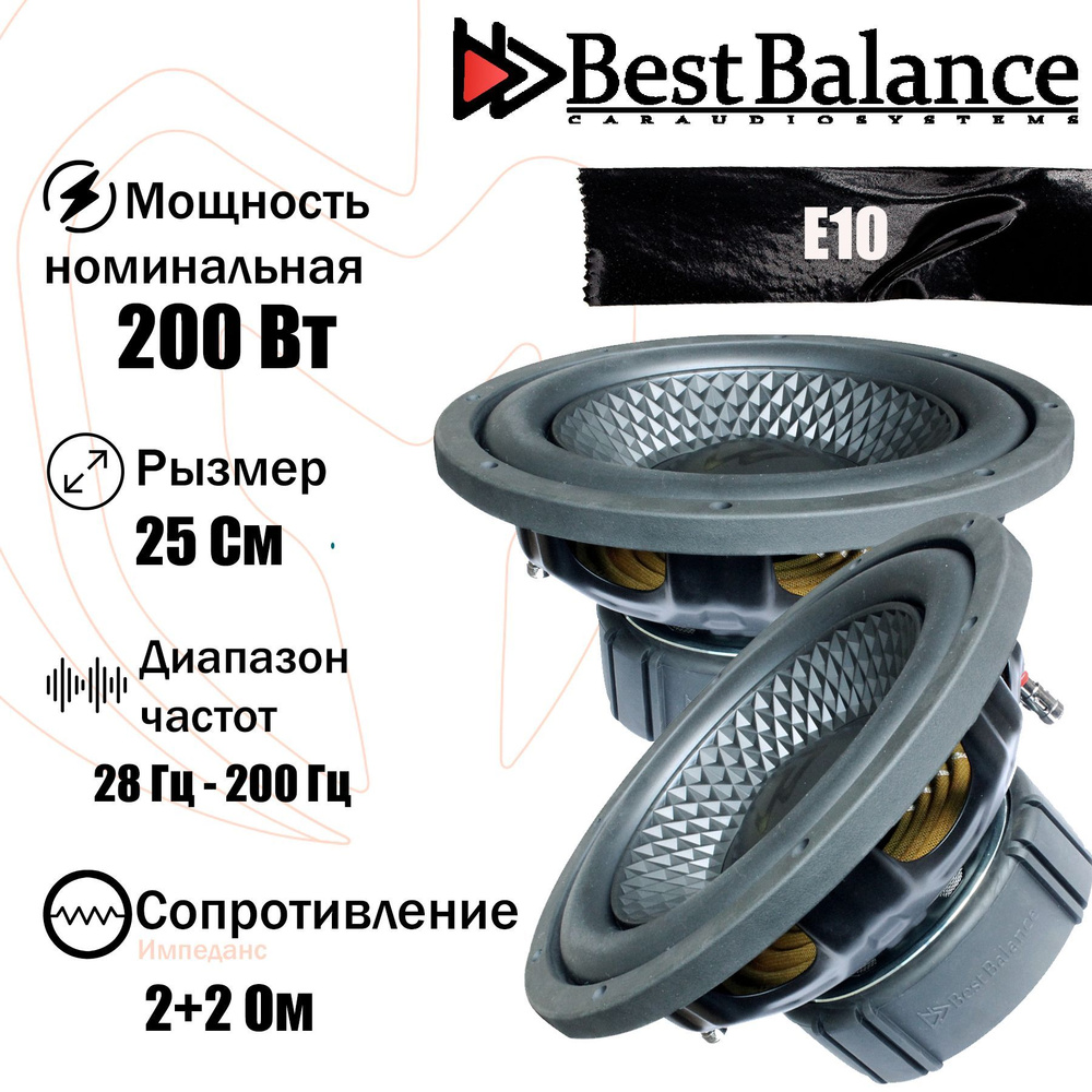 Сабвуфер пассивный Best Balance E10 10