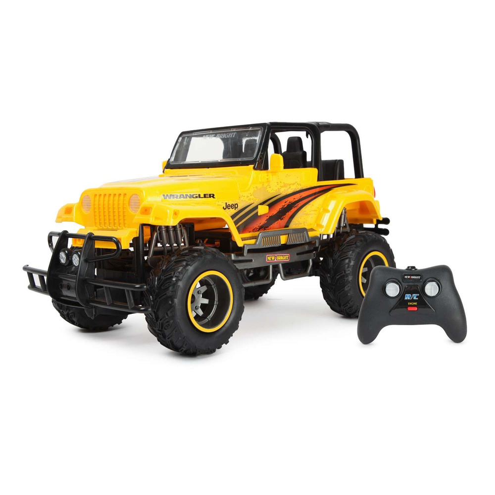 Машина New Bright 1:10 Jeep 61079ULS - купить с доставкой по выгодным ценам  в интернет-магазине OZON (1234462736)