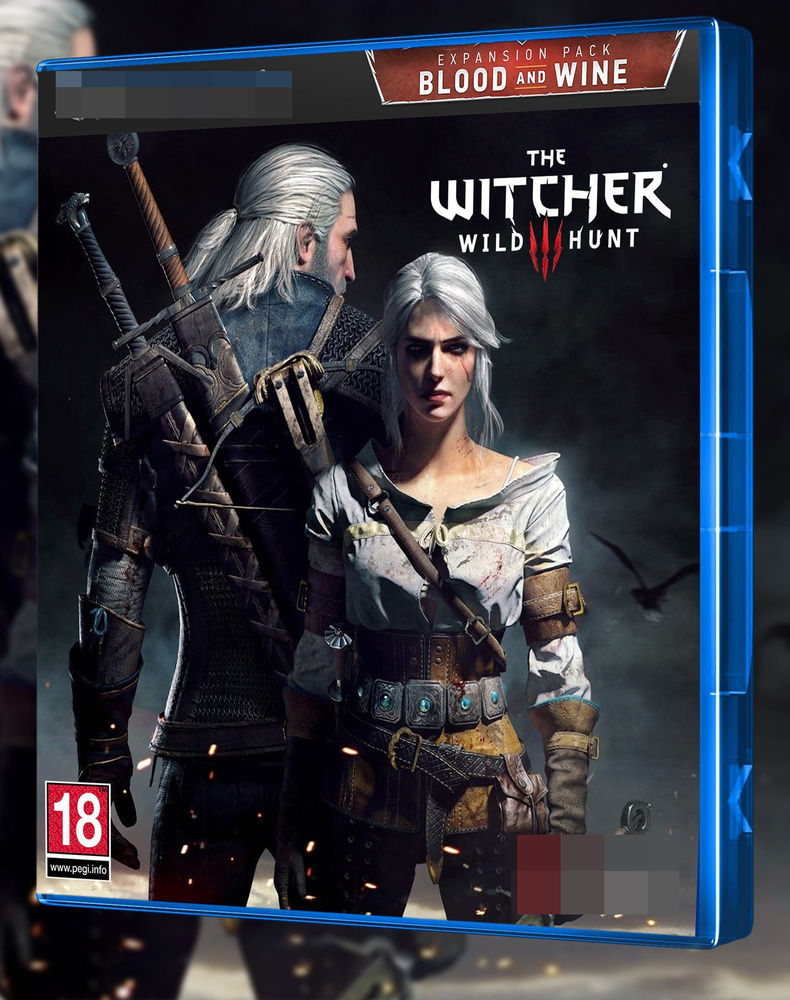 Эксклюзивная обложка по игре the Ведьмак Witcher 3 для PS 4