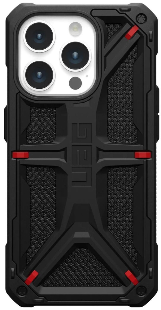 Защитный чехол UAG Monarch для iPhone 15 Pro (kevlar black) - купить с ...