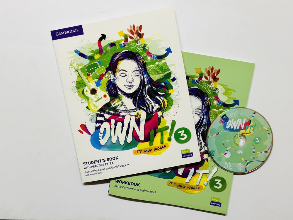 Own it 3, Student's Book, Workbook + CD ( учебник, раб.тетрадь и диск ...