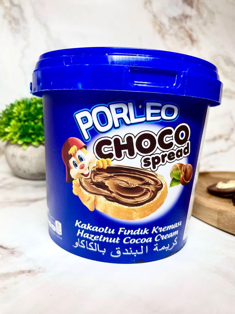 Шоколадная паста Porleo 1000 гр, с орехом фундуком и какао #1