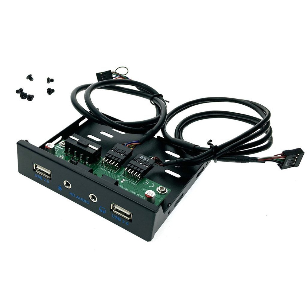 Кабель USB 2.0, 3.5 мм Espada Контроллер планка на переднюю панель ...