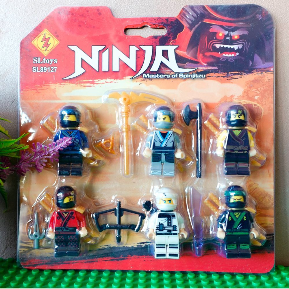 Фигурки для конструктора серии Нинзяго 6 штук / фигурка персонажа Ninjago / Конструктор Ниндзяго  #1
