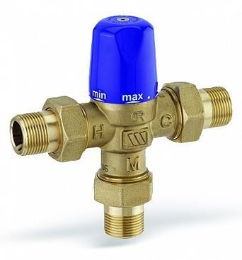 Термосмесительный клапан Watts 3/4" 30-65C для бойлера и теплого пола MMV Compact (MMV-C)  #1
