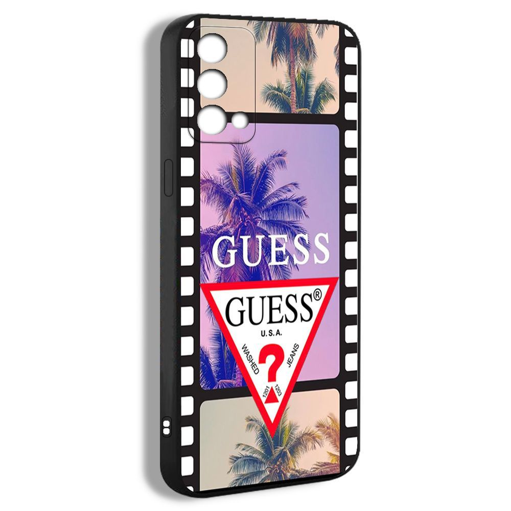 чехол для смартфона Подходит для Realme GT Master Edition Guess значок  логотип EFF04 - купить с доставкой по выгодным ценам в интернет-магазине  OZON (1244419902)