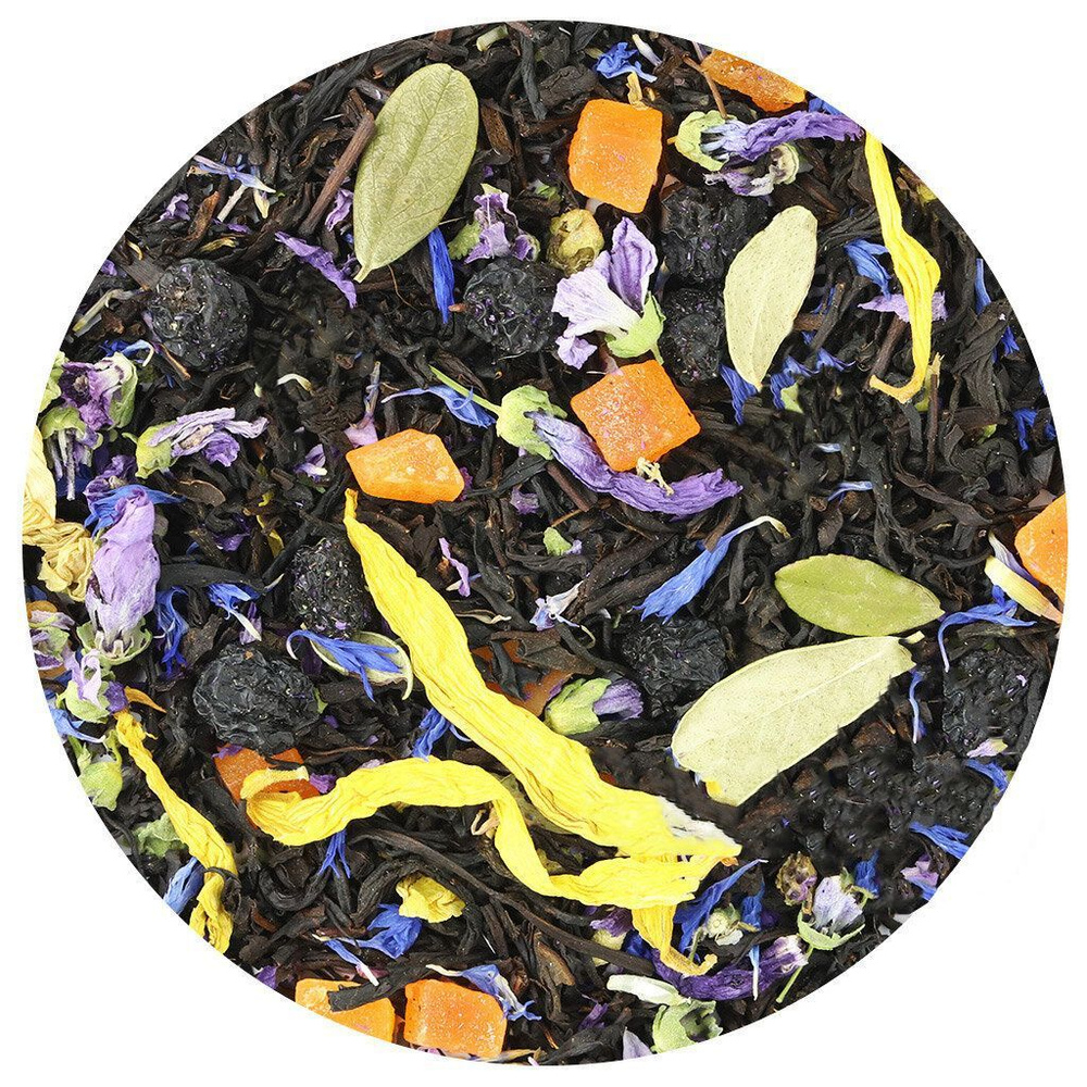 Черный чай Осенний Блюз (Индийский чай, Чай с ананасом, Чай с васильком) от Подари чай, 500 г  #1