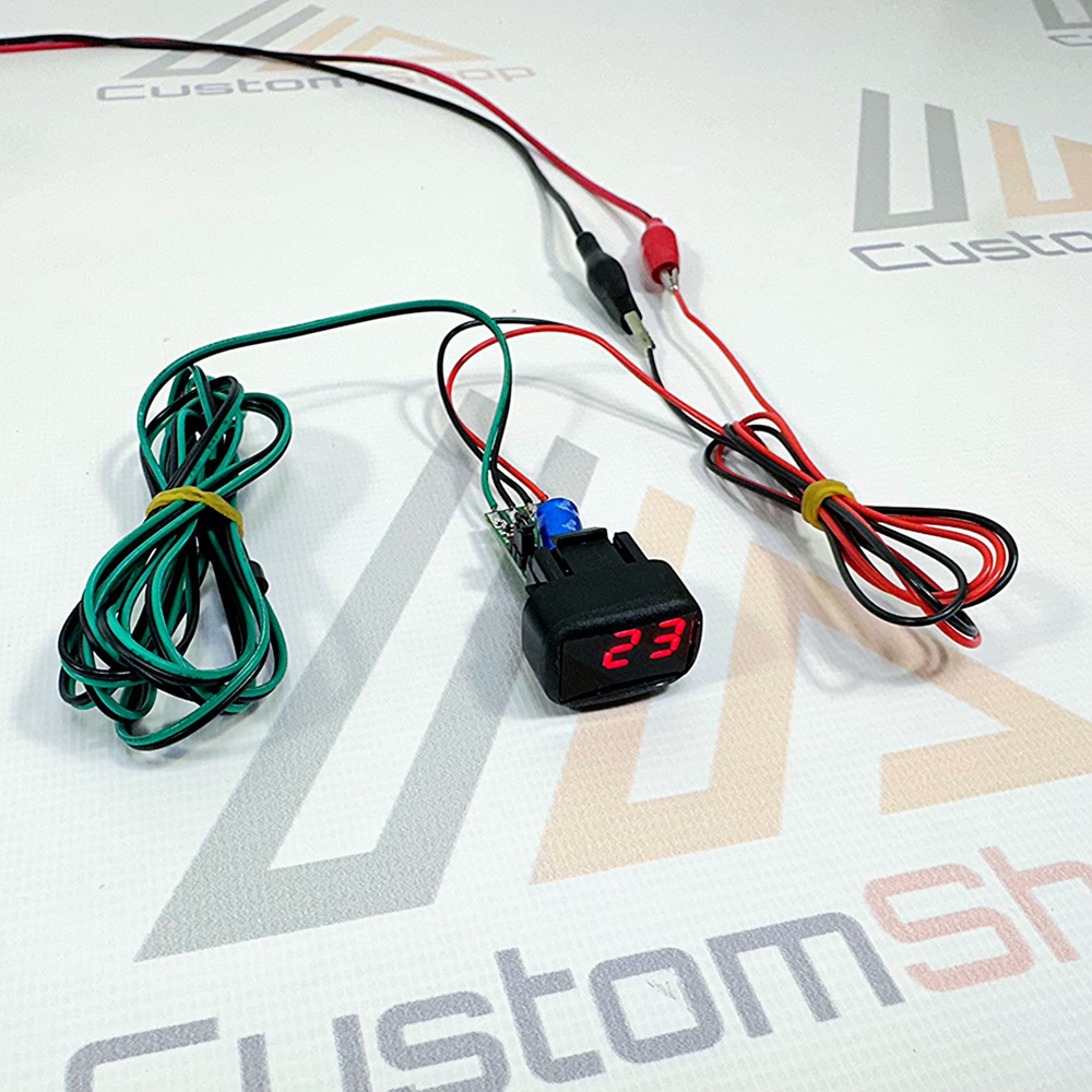 Индикатор напряжения и температуры ИНТ-12 Красный ВАЗ / Lada 2114 ...