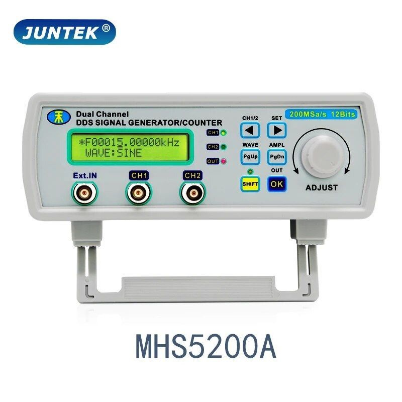 Двухканальный генератор сигналов прямого цифрового синтеза (DDS) MHS-5200A до 25 МГц  #1