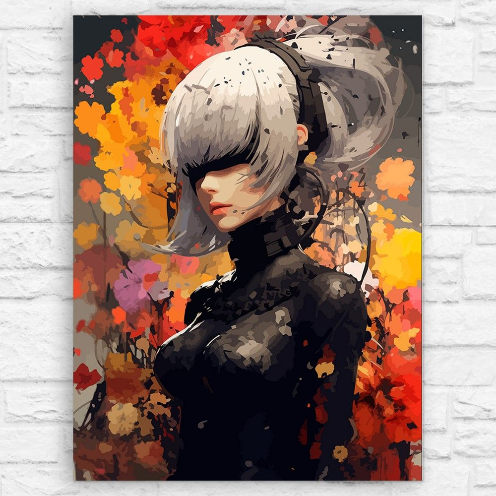 Картина по номерам на холсте игра Nier Automata (Аниме арт, PS, PC, XBOX,  SWITCH) - 12601 В 30x40 - купить с доставкой по выгодным ценам в  интернет-магазине OZON (1253757608)