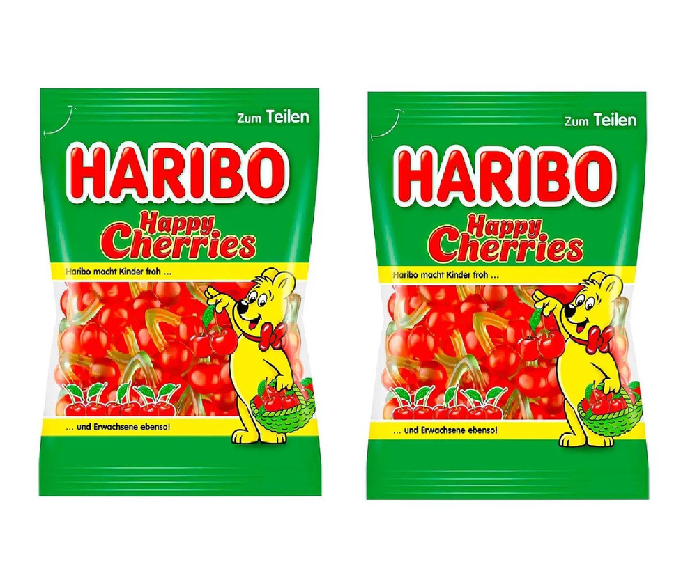 Мармелад Haribo Happy Cherries, 2 шт по 175гр #1