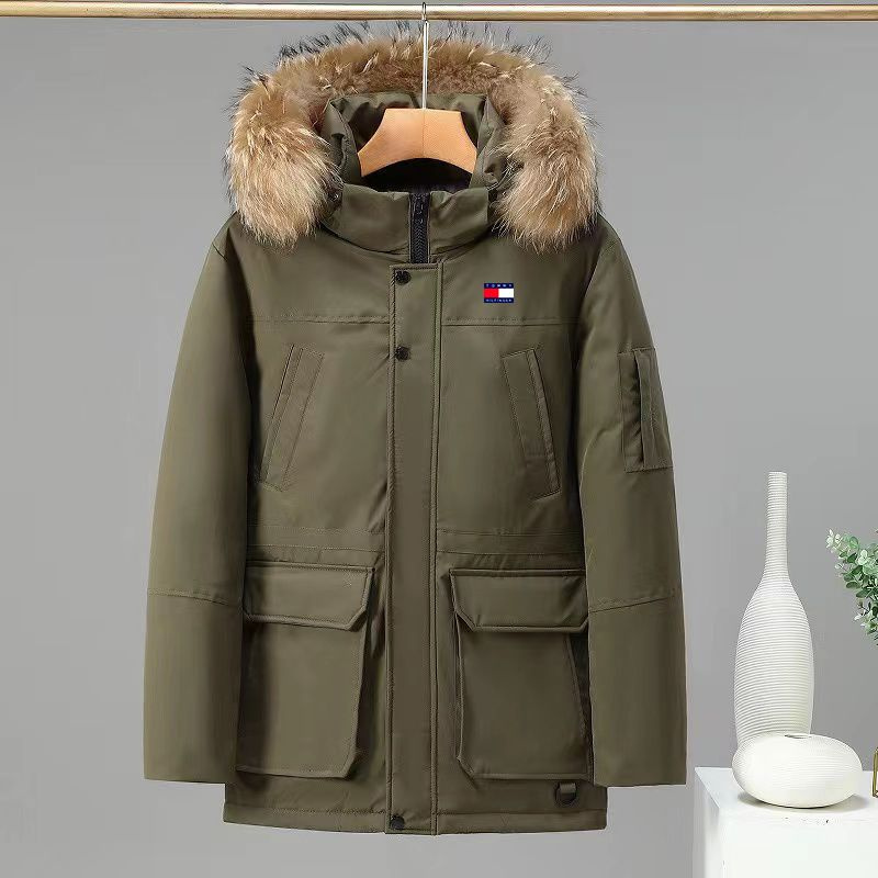 Tommy hilfiger long on sale down coat