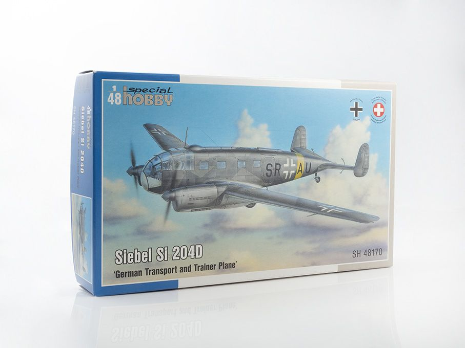 Сборная модель самолета Special Hobby Siebel Si 204D German Transport and Trainer Plane, масштаб 1/48 #1