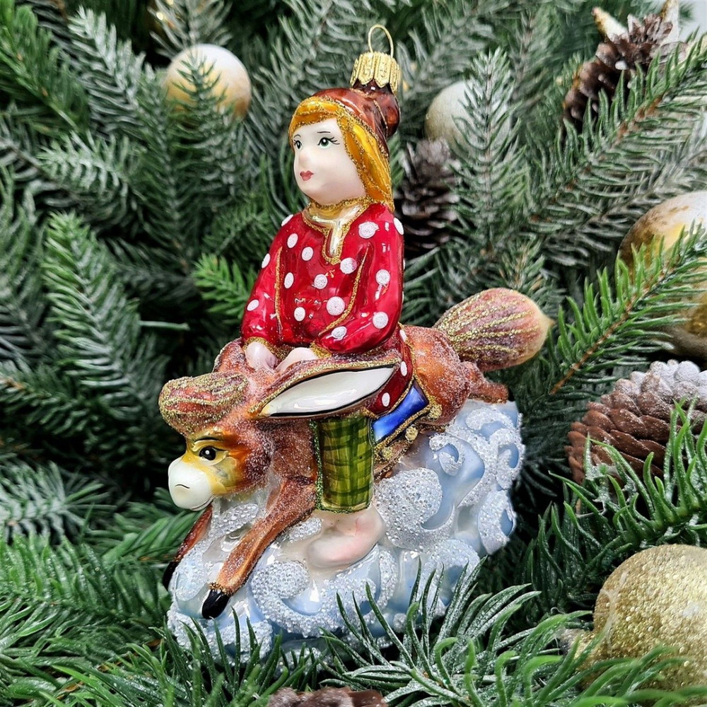 Елочная игрушка Irena-Co, Стекло - купить в интернет-магазине OZON с ...